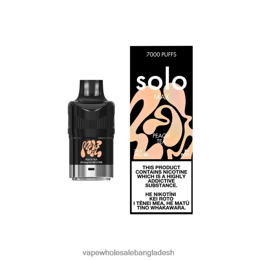 Vape Bangladesh Price - Solo MAX পড পীচ চা 406XLL79