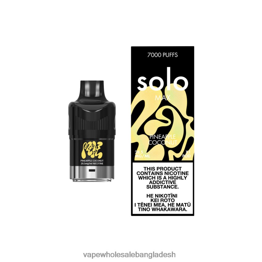 Vape Shop Bd Dhaka - Solo MAX পড আনারস নারকেল 406XLL75