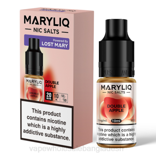 Vape BD Online - ডবল আপেল F6D8446 LOST MARY MARYLIQ nic সল্ট - 10ml - 20mg