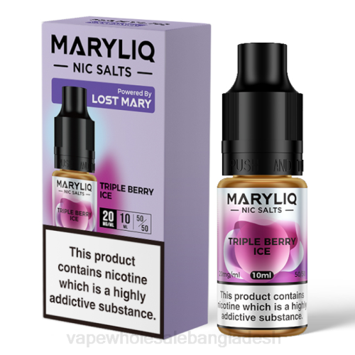 Vape Bangladesh - ট্রিপল বেরি বরফ F6D8458 LOST MARY MARYLIQ nic সল্ট - 10ml - 20mg