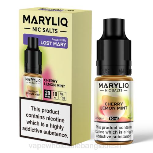 Vape Price In Dhaka - চেরি লেবু পুদিনা F6D8444 LOST MARY MARYLIQ nic সল্ট - 10ml - 20mg