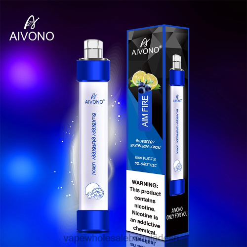 Vape Wholesaler - Aivono AIM FIRE 1000 ব্লুবেরি রাস্পবেরি লেবু 40X0R327