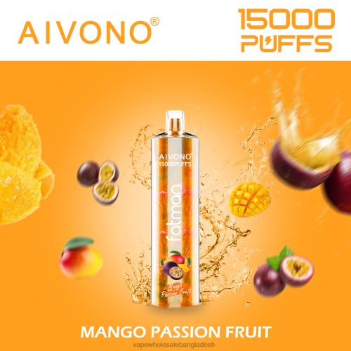 Vape Bangladesh Price - Aivono FATMAN 15000 আমের প্যাশন ফল 40X0R19