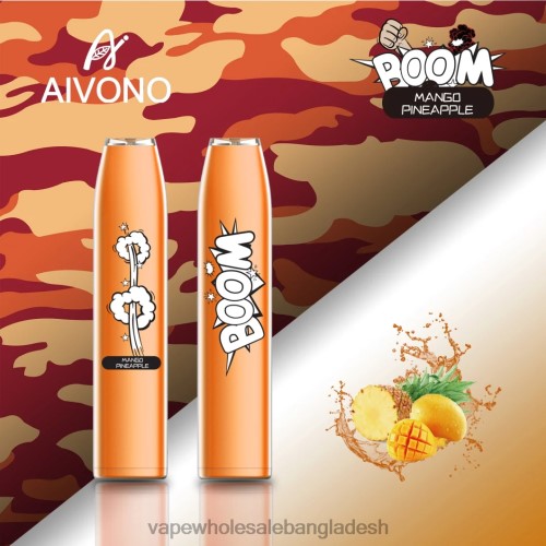 E Cigarette Price - Aivono AIM BOOM 600 আম আনারস 40X0R360