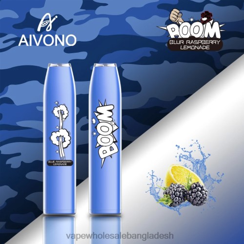 Vape Shop Bd Dhaka - Aivono AIM BOOM 600 নীল রাস্পবেরি লেমনেড 40X0R355