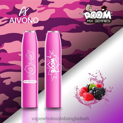 Vape Wholesale Bangladesh - Aivono AIM BOOM 600 মিশ্র বেরি 40X0R361