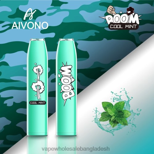 Vape Wholesaler - Aivono AIM BOOM 600 ঠান্ডা পুদিনা 40X0R357