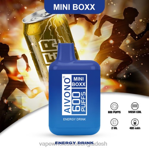 Vape Wholesaler - Aivono AIM MINI BOXX 600 শক্তি পানীয় 40X0R237