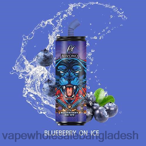 Vape Dhaka - Aivono AIM WINNER 6000 কোকা কোলার বোতল বরফের উপর ব্লুবেরি 40X0R113