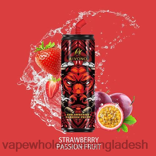 Vape Shop Bd Dhaka - Aivono AIM WINNER 6000 কোকা কোলার বোতল স্ট্রবেরি আবেগ ফল 40X0R115