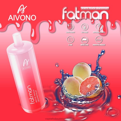 Vape Shop Bd Dhaka - Aivono FATMAN 6800 জাম্বুরা 40X0R25