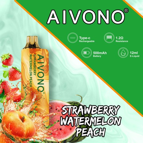 Vape Bangladesh - Aivono AIM GUN 7000 স্ট্রবেরি তরমুজ পীচ 40X0R108