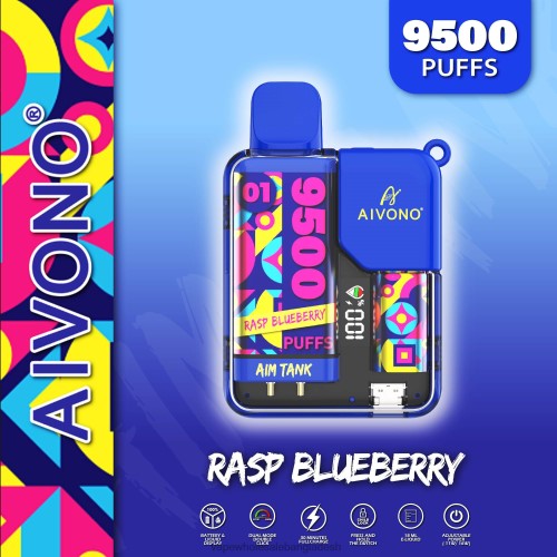 Vape Dhaka - Aivono AIM TANK 9500 রাস্পবেরি ব্লুবেরি 40X0R33