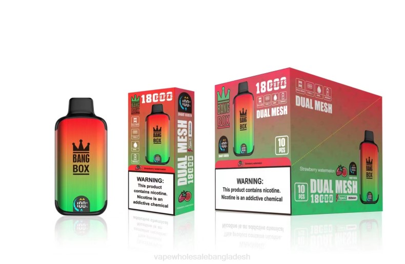 E Cigarette Price - Bang Box 18000 পাফ স্ট্রবেরি তরমুজ LRJL88