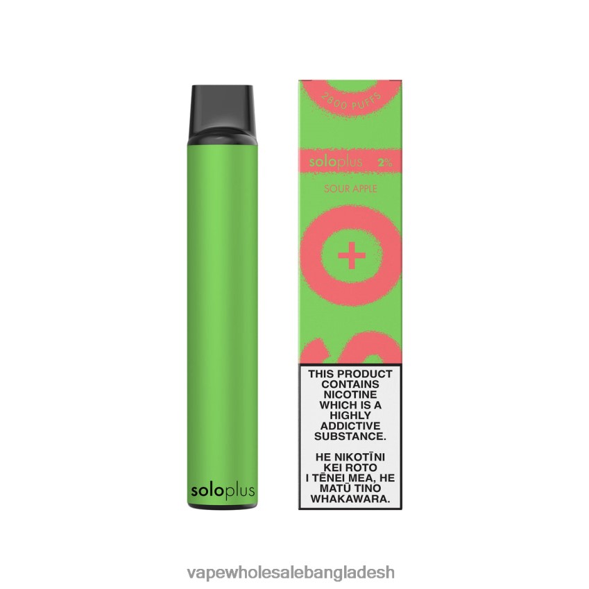 E Cigarette Price - Solo Plus নিষ্পত্তিযোগ্য vape টক আপেল 406XLL30