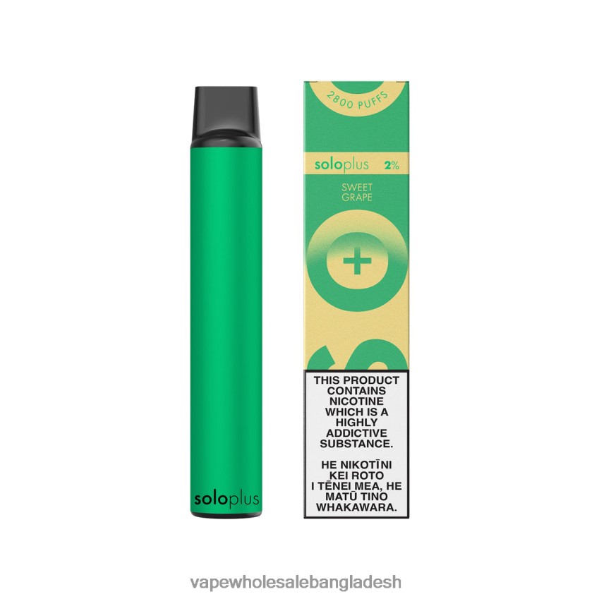 E Cigarette Price - Solo Plus নিষ্পত্তিযোগ্য vape স্বর্গ সংগ্রহ মিষ্টি আঙ্গুর 406XLL40