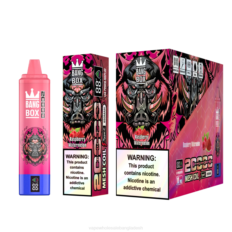 Vape Bangladesh - Bang Box 20000 রাস্পবেরি তরমুজ LRJL53