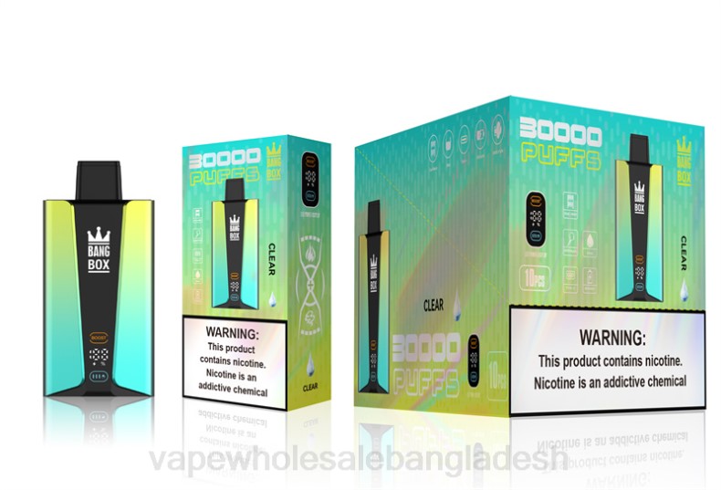 Vape Bangladesh - Bang Box 30000 puffs স্মার্ট স্ক্রিন পরিষ্কার LRJL76