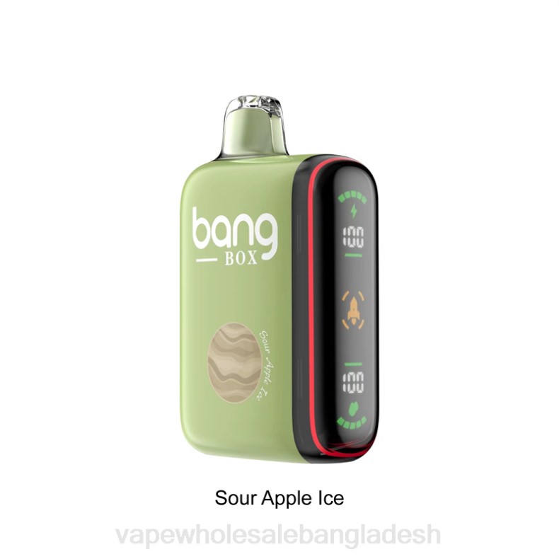 Vape Bangladesh - Bang Box 9000-18000 puffs বুদ্ধিমান শক্তি প্রদর্শন টক আপেল বরফ LRJL28