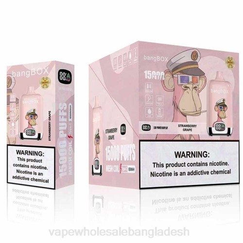 Vape Bangladesh - স্ট্রবেরি আঙ্গুর F6D8138 Bang Box 15000