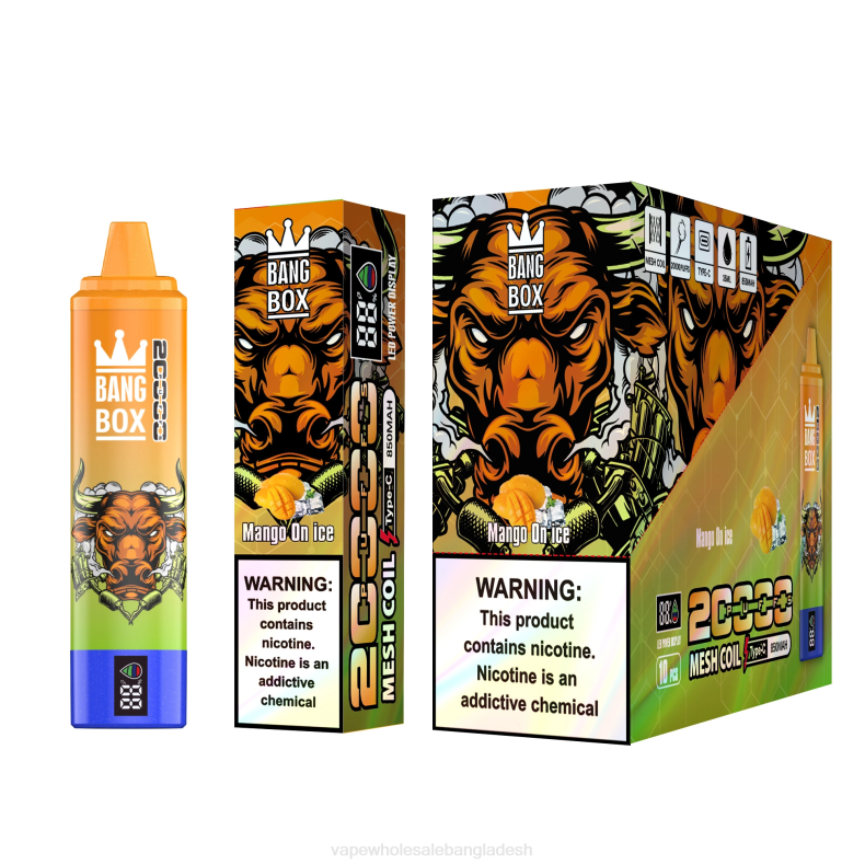 Vape Bangladesh Price - Bang Box 20000 বরফের উপর আম LRJL54