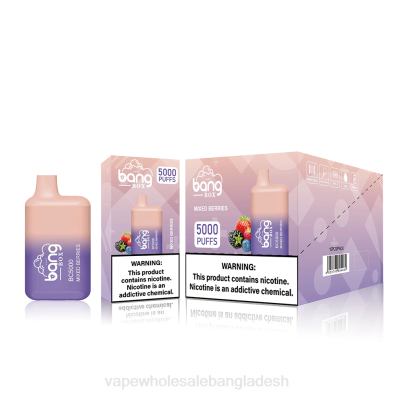 Vape Bangladesh Price - Bang Box bc5000 নিষ্পত্তিযোগ্য LRJL87