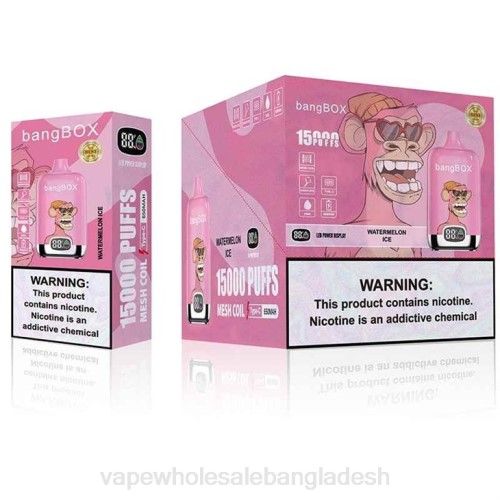 Vape Bangladesh Price - তরমুজ বরফ F6D8139 Bang Box 15000