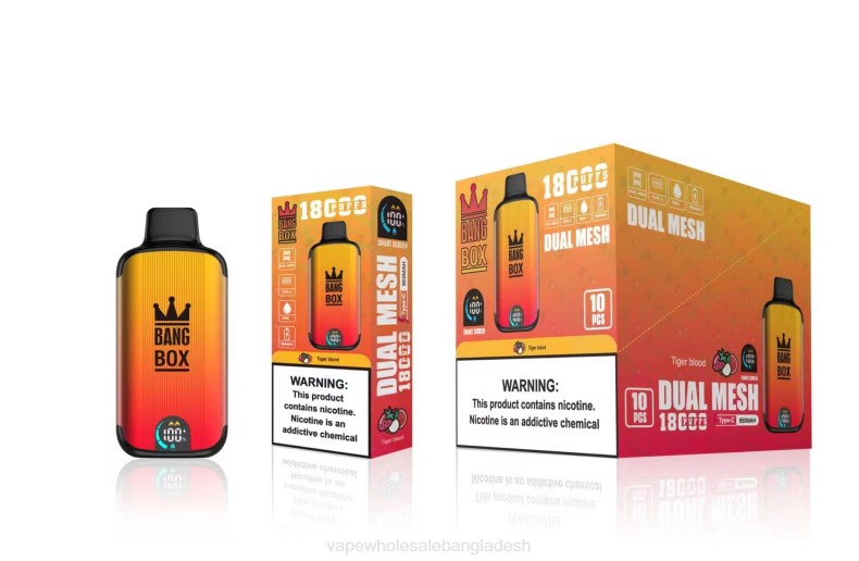 Vape Bd Online - Bang Box 18000 পাফ বাঘের রক্ত LRJL94