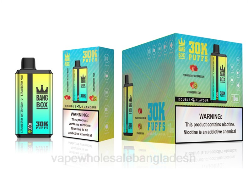 Vape Bd Online - Bang Box 30000 puffs ডুয়াল ফ্লেভার স্ট্রবেরি তরমুজ এবং স্ট্রবেরি কিউই LRJL64