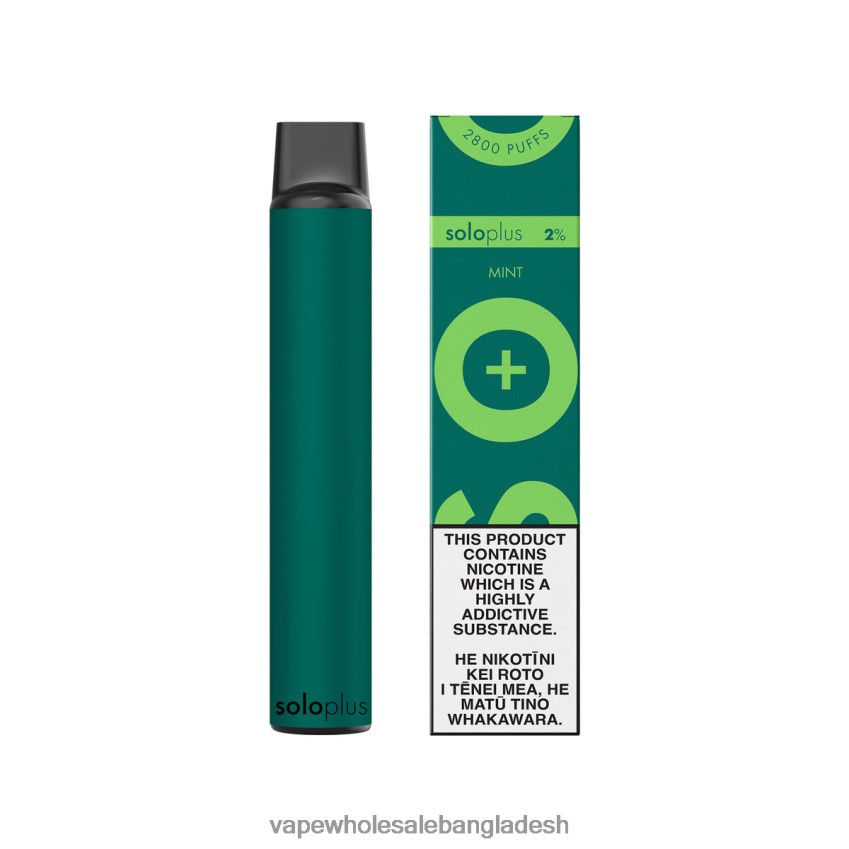 Vape Dhaka - Solo Plus নিষ্পত্তিযোগ্য vape পুদিনা 406XLL33