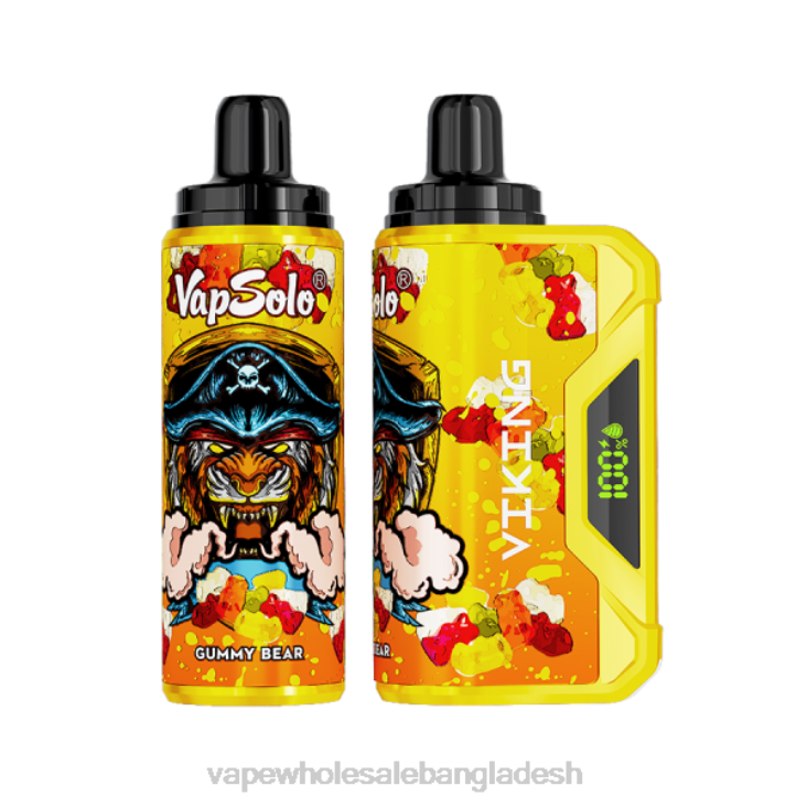 Vape Dhaka - Vapsolo VIKING নিষ্পত্তিযোগ্য vape আঠালো ভালুক B02J133