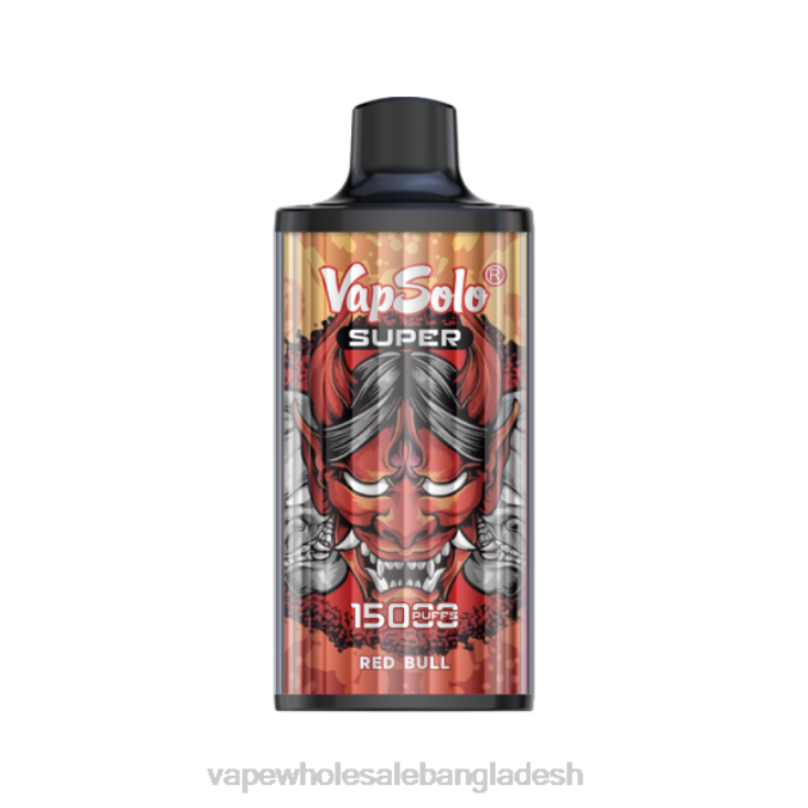 Vape Price In Dhaka - Vapsolo SUPER নিষ্পত্তিযোগ্য vape লাল ষাঁড় B02J114