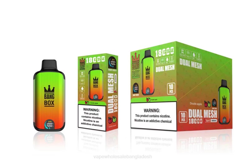 Vape Shop Bd Dhaka - Bang Box 18000 পাফ ডবল আপেল LRJL93