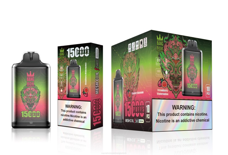 Vape Shop Bd Dhaka - Bang Box s1-15000 পাফ স্ট্রবেরি তরমুজ LRJL103