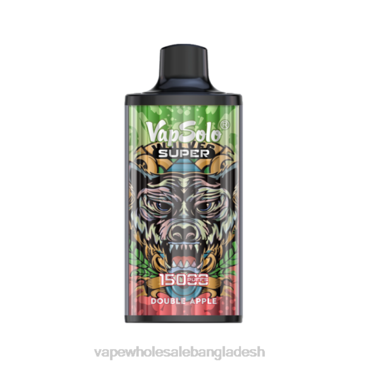 Vape Wholesale Bangladesh - Vapsolo SUPER নিষ্পত্তিযোগ্য vape ডবল আপেল B02J111