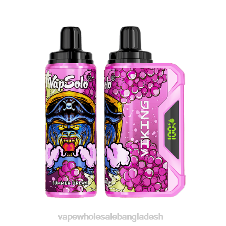 Vape Wholesale Bangladesh - Vapsolo VIKING নিষ্পত্তিযোগ্য vape গ্রীষ্মের স্বপ্ন B02J141