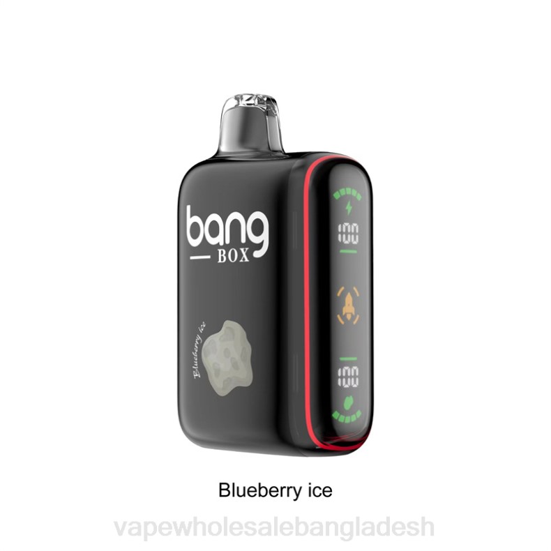 Vape Wholesale Supplier - Bang Box 9000-18000 puffs বুদ্ধিমান শক্তি প্রদর্শন ব্লুবেরি বরফ LRJL32