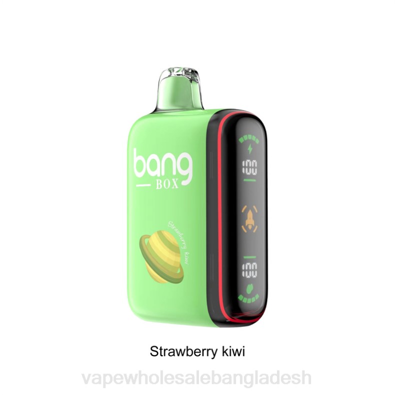 Vape Wholesaler - Bang Box 9000-18000 puffs বুদ্ধিমান শক্তি প্রদর্শন স্ট্রবেরি কিউই LRJL27