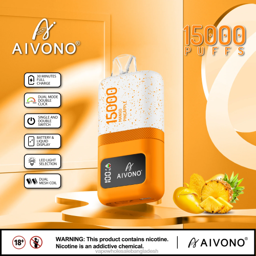 Vape Bangladesh Price - Aivono AIM magic 15000 আম আনারস 40X0R69