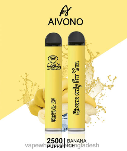 Vape Bangladesh - Aivono AIM SNAKE 2500 কলা বরফ 40X0R298