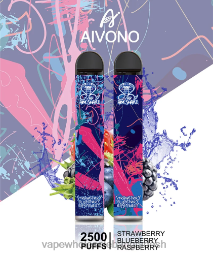 Vape Bangladesh - Aivono AIM SNAKE 2500 স্ট্রবেরি ব্লুবেরি রাস্পবেরি 40X0R318