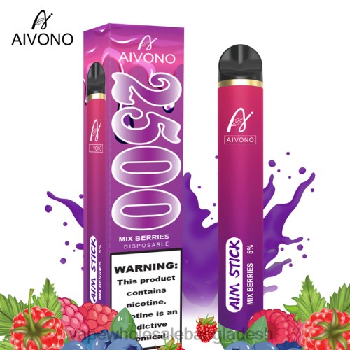 Vape Bangladesh - Aivono AIM STICK 2500 বেরি মিশ্রিত করুন 40X0R158