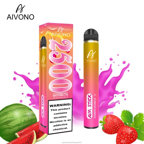 Vape Bangladesh Price - Aivono AIM STICK 2500 স্ট্রবেরি তরমুজ 40X0R149