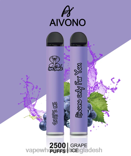 Vape Bd Online - Aivono AIM SNAKE 2500 আঙ্গুরের বরফ 40X0R306