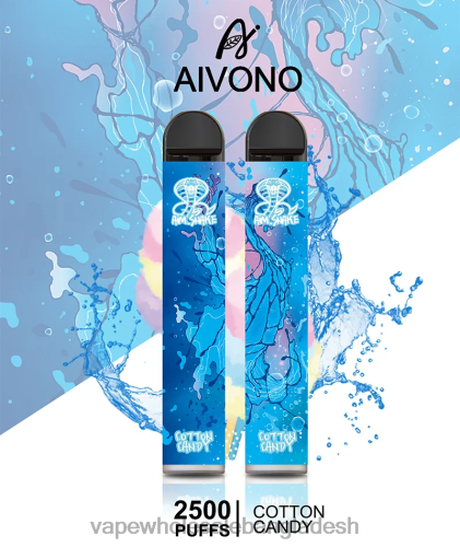 Vape Dhaka - Aivono AIM SNAKE 2500 তুলো মিছরি 40X0R303