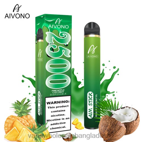 Vape Dhaka - Aivono AIM STICK 2500 আনারস নারকেল 40X0R153