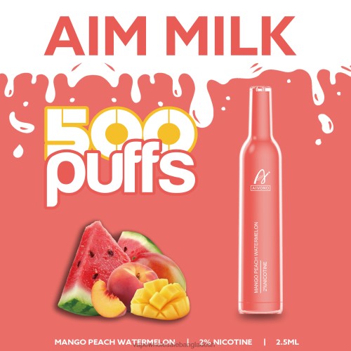 Vape Bangladesh - Aivono AIM MILK 500 আমের পীচ তরমুজ 40X0R268