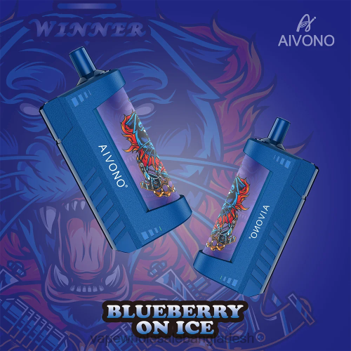 Vape Dhaka - Aivono AIM WINNER 5000 বরফের উপর ব্লুবেরি 40X0R123