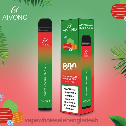 Vape Bangladesh - Aivono AIM PLUS 800 তরমুজ বাবল গাম 40X0R198