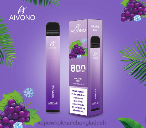 Vape Bangladesh Price - Aivono AIM PLUS 800 আঙ্গুরের বরফ 40X0R179